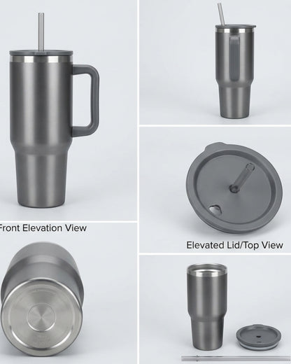 Blinse Handle Travel Tumbler Graphite 30 oz